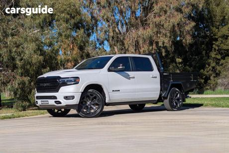 White 2021 RAM 1500 Crew Cab Utility Limited
