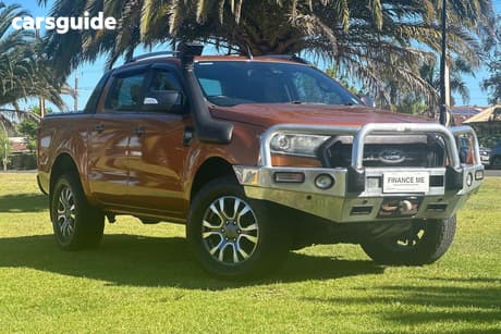 Orange 2016 Ford Ranger Dual Cab Pick-up Wildtrak 3.2 (4X4)