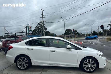 White 2012 Honda Civic Sedan Sport