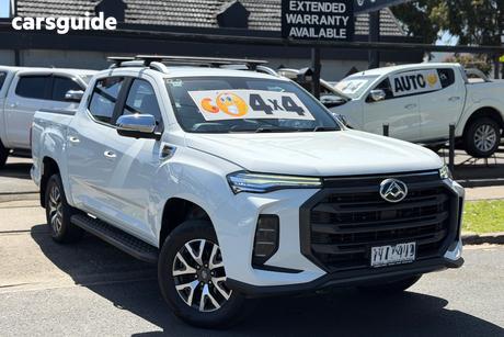 White 2022 LDV T60 Double Cab Utility Max Luxe (4X4)