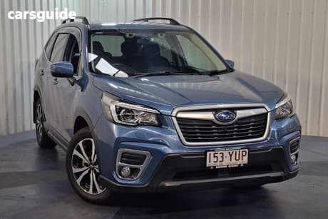 Blue 2018 Subaru Forester Wagon 2.5I Premium (Awd)