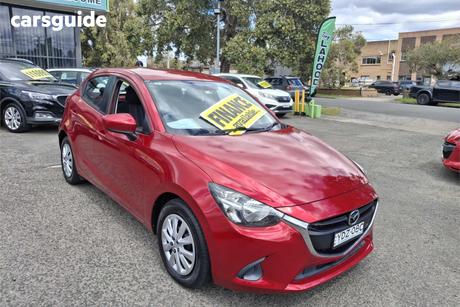 Red 2016 Mazda 2 Hatchback Neo