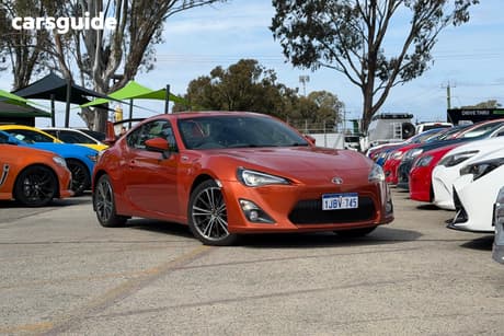 Orange 2013 Toyota 86 Coupe Gts