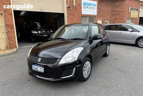Black 2016 Suzuki Swift Hatchback Gl