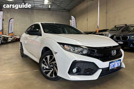 White 2019 Honda Civic Hatchback 50 Years Edition