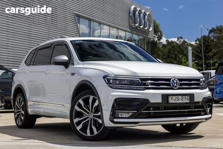 White 2019 Volkswagen Tiguan Wagon Allspace 162 Tsi Highline