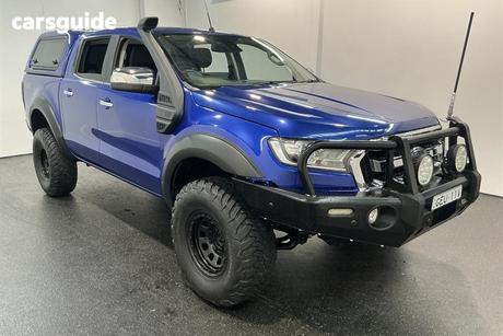 Blue 2016 Ford Ranger Dual Cab Utility Xlt 3.2 (4X4)