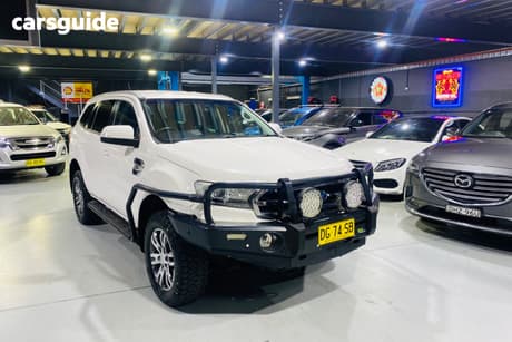 White 2020 Ford Everest Wagon Trend (4Wd 7 Seat)