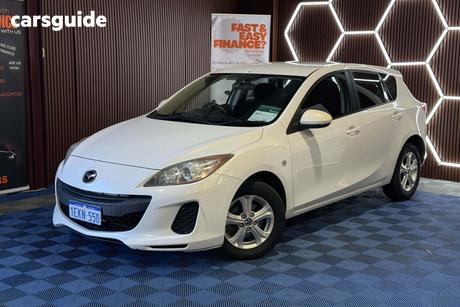 White 2013 Mazda 3 Hatchback Neo