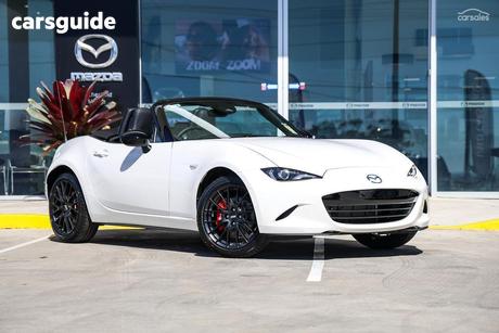 White 2026 Mazda MX-5 Convertible G20 Roadster Gt Rs