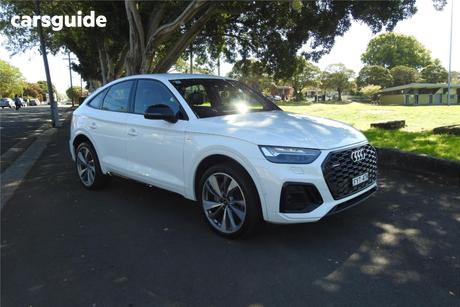 White 2021 Audi Q5 Sportback 45 Tfsi Quattro S Line Mhev