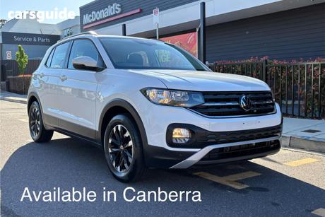 White 2023 Volkswagen T-Cross Wagon 85Tfsi Life