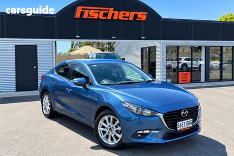 Blue 2016 Mazda 3 Sedan Maxx