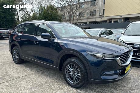 Blue 2022 Mazda CX-8 Wagon Touring (Fwd)