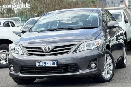 Grey 2012 Toyota Corolla Sedan Ascent