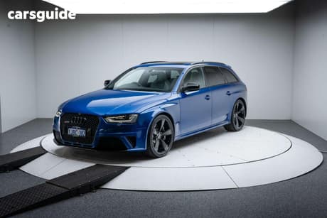 Blue 2013 Audi RS4 Wagon Avant Quattro
