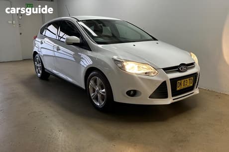 White 2012 Ford Focus Hatchback Trend