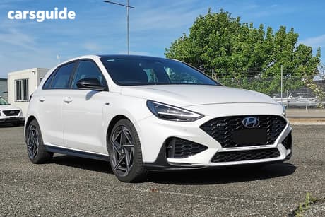 White 2024 Hyundai I30 Hatchback N Line Prm Mhev