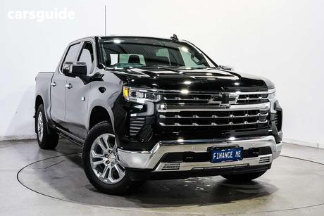 Black 2025 Chevrolet Silverado Crew Cab Pickup 1500 Ltz Premium
