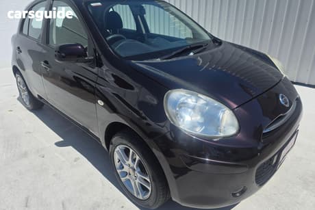 Red 2011 Nissan Micra Hatchback St-L