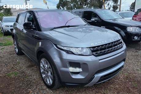 Grey 2012 Land Rover Evoque SUV SD4 DYNAMIC LV