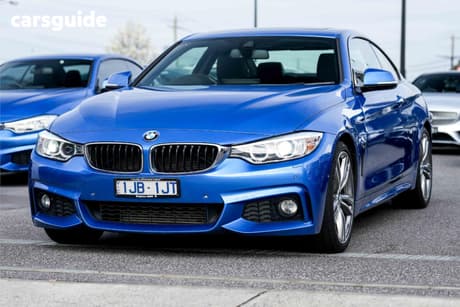 Blue 2017 BMW 420I Coupe M Sport