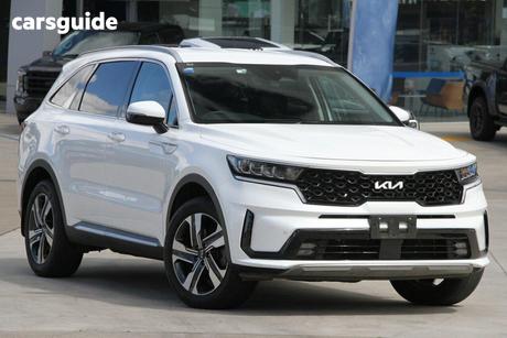 White 2023 Kia Sorento Wagon Sport+ 7 Seat