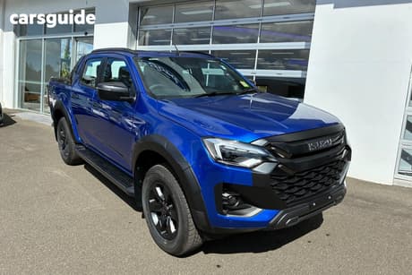 Blue 2026 Isuzu D-MAX Crew Cab Utility X-Terrain (4X4)