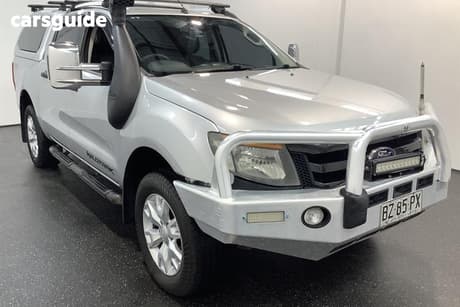 Silver 2012 Ford Ranger Crew Cab Utility Wildtrak 3.2 (4X4)