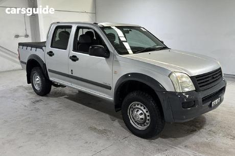 Silver 2004 Holden Rodeo Crew Cab Pickup Lx