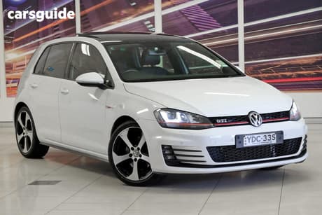 White 2015 Volkswagen Golf Hatchback Gti