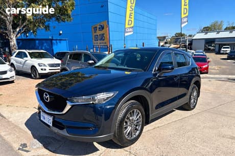 Blue 2017 Mazda CX-5 Wagon Maxx Sport (4X4)