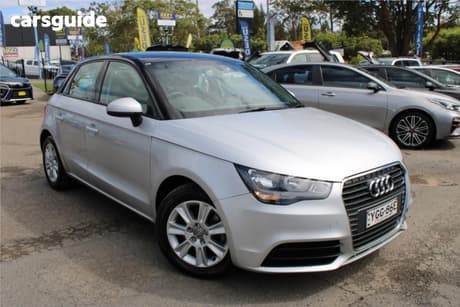 Silver 2012 Audi A1 Hatchback 1.4 Tfsi Attraction