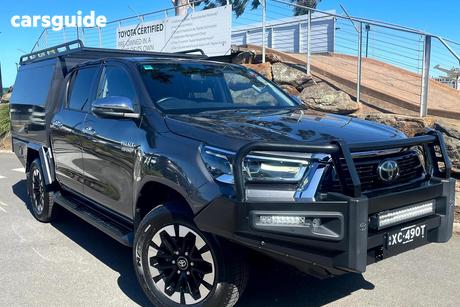 Grey 2022 Toyota Hilux Double Cab Chassis Sr5 (4X4)
