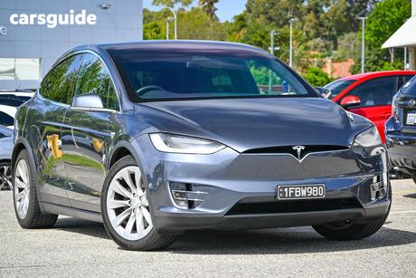 Grey 2017 Tesla Model X Wagon 75D