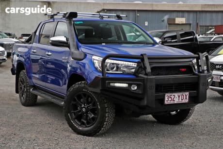 Blue 2018 Toyota Hilux Dual Cab Utility Sr5 (4X4)