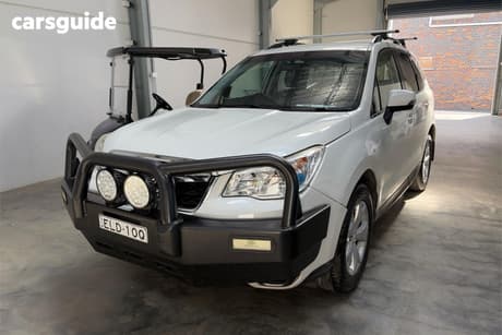 White 2015 Subaru Forester Wagon 2.5I-L