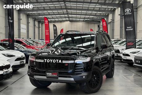 Black 2026 Toyota Landcruiser Wagon Lc300 Sahara (4X4)