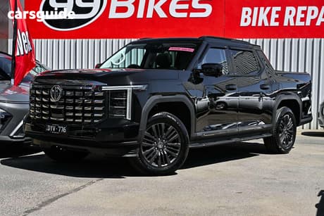 Black 2025 MG Mgu9 Double Cab Pick Up Explore Pro