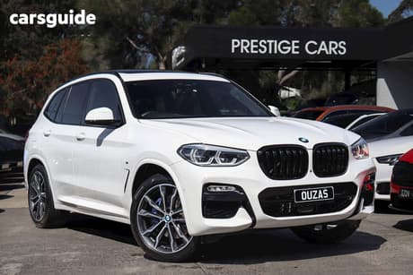 White 2018 BMW X3 Wagon Xdrive 30D