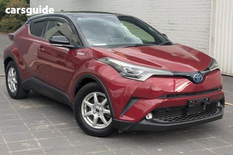 Red 2019 Toyota C-HR Wagon (Hybrid)