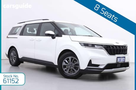 White 2021 Kia Carnival Wagon S