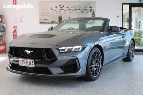 Grey 2024 Ford Mustang Convertible Gt 5.0 V8