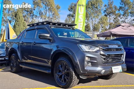 Grey 2023 Isuzu D-MAX Crew Cab Utility X-Terrain (4X4)