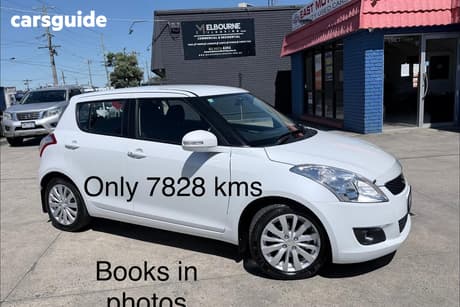 White 2012 Suzuki Swift Hatchback Glx