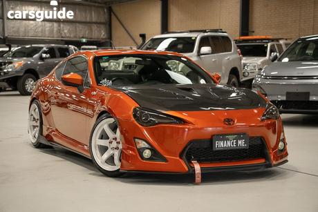 Orange 2013 Toyota 86 Coupe Gts