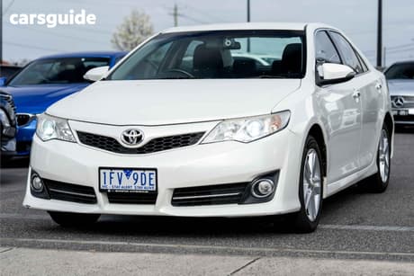 White 2012 Toyota Camry Sedan Atara S