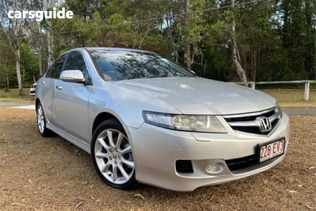 Silver 2007 Honda Accord Euro Sedan Luxury