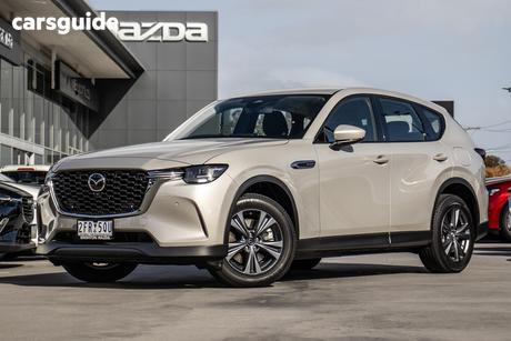 Beige 2025 Mazda CX-60 Wagon G40E Pure Hybrid