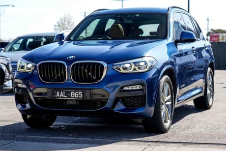 Blue 2018 BMW X3 Wagon Xdrive 20D
